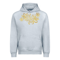 Heather Grey Gold2 Urban Hoodie - artisFamous