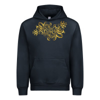 Navy Gold2 Urban Hoodie - artisFamous