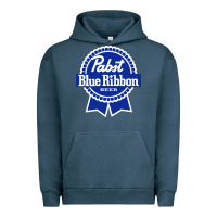 Pigment Midnight Navy pabst blue ribbon Urban Hoodie - artisFamous