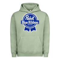 Pigment Oil Green pabst blue ribbon Urban Hoodie - artisFamous
