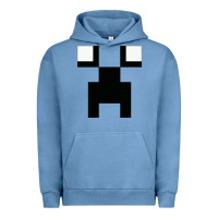 Pigment Pebble Blue Creeper Squad Urban Hoodie - artisFamous