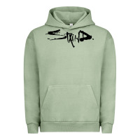 Pigment Oil Green staind Urban Hoodie - artisFamous