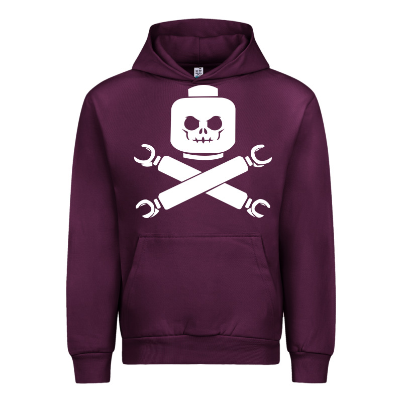 Block Face Pirate Urban Hoodie by artisFamous | Teevron