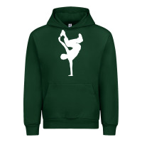 Forest Green breakdancer Urban Hoodie - artisFamous