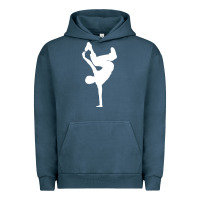 Pigment Midnight Navy breakdancer Urban Hoodie - artisFamous