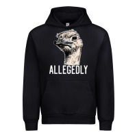 Black letterkenny allegedly ostrich funny Urban Hoodie - artisFamous
