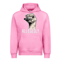 Fuchsia Pink letterkenny allegedly ostrich funny Urban Hoodie - artisFamous