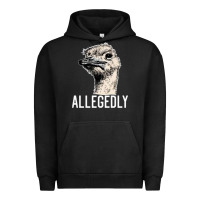 Pigment Black letterkenny allegedly ostrich funny Urban Hoodie - artisFamous