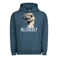 Pigment Midnight Navy letterkenny allegedly ostrich funny Urban Hoodie - artisFamous