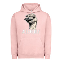 Pigment Salmon letterkenny allegedly ostrich funny Urban Hoodie - artisFamous