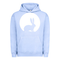 Pigment Grape Ice bunny and full moon funny Urban Hoodie - artisFamous