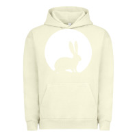 Pigment Pistachio bunny and full moon funny Urban Hoodie - artisFamous