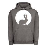 Pigment Tornado bunny and full moon funny Urban Hoodie - artisFamous
