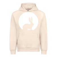 Sandshell bunny and full moon funny Urban Hoodie - artisFamous