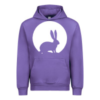 Tulip bunny and full moon funny Urban Hoodie - artisFamous