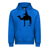 Cobalt camel rider Urban Hoodie - artisFamous