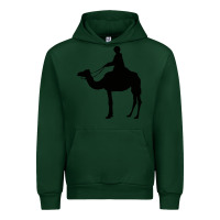 Forest Green camel rider Urban Hoodie - artisFamous