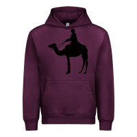 Mauve Wine camel rider Urban Hoodie - artisFamous