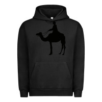 Pigment Black camel rider Urban Hoodie - artisFamous