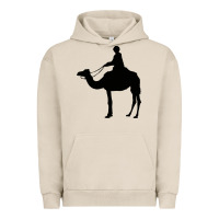 Pigment French Oak camel rider Urban Hoodie - artisFamous