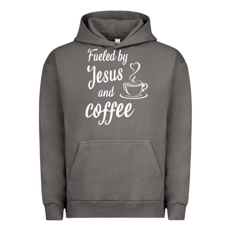 Fueled By Jesus And Coffee Urban Hoodie by artisFamous | Teevron