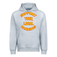 Heather Grey bandidos support your local texas Urban Hoodie - artisFamous