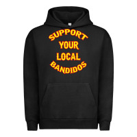 Pigment Black bandidos support your local texas Urban Hoodie - artisFamous