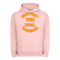Pigment Salmon bandidos support your local texas Urban Hoodie - artisFamous