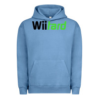 Pigment Pebble Blue wii tard Urban Hoodie - artisFamous