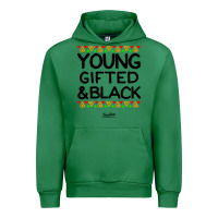 Emerald young gifted and black african american men Urban Hoodie - artisFamous