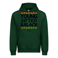 Forest Green young gifted and black african american men Urban Hoodie - artisFamous