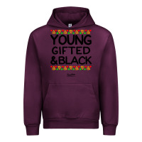 Mauve Wine young gifted and black african american men Urban Hoodie - artisFamous