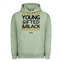 Pigment Oil Green young gifted and black african american men Urban Hoodie - artisFamous
