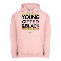 Pigment Salmon young gifted and black african american men Urban Hoodie - artisFamous