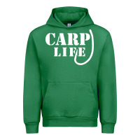 Emerald carp life funny fish fishing Urban Hoodie - artisFamous