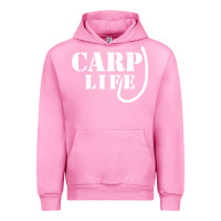 Fuchsia Pink carp life funny fish fishing Urban Hoodie - artisFamous