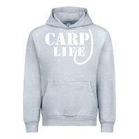 Heather Grey carp life funny fish fishing Urban Hoodie - artisFamous