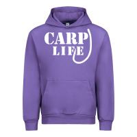 Tulip carp life funny fish fishing Urban Hoodie - artisFamous