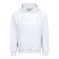White carp life funny fish fishing Urban Hoodie - artisFamous