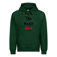 Forest Green fck tha police Urban Hoodie - artisFamous