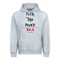 Heather Grey fck tha police Urban Hoodie - artisFamous
