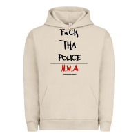 Pigment French Oak fck tha police Urban Hoodie - artisFamous