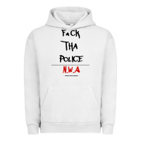 Pigment Lunar Rock fck tha police Urban Hoodie - artisFamous