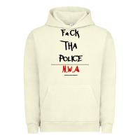 Pigment Pistachio fck tha police Urban Hoodie - artisFamous