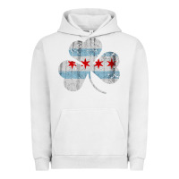 Pigment Lunar Rock irish chicago flag shamrock Urban Hoodie - artisFamous
