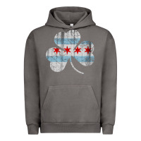 Pigment Tornado irish chicago flag shamrock Urban Hoodie - artisFamous