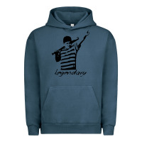 Pigment Midnight Navy legendary hambino Urban Hoodie - artisFamous