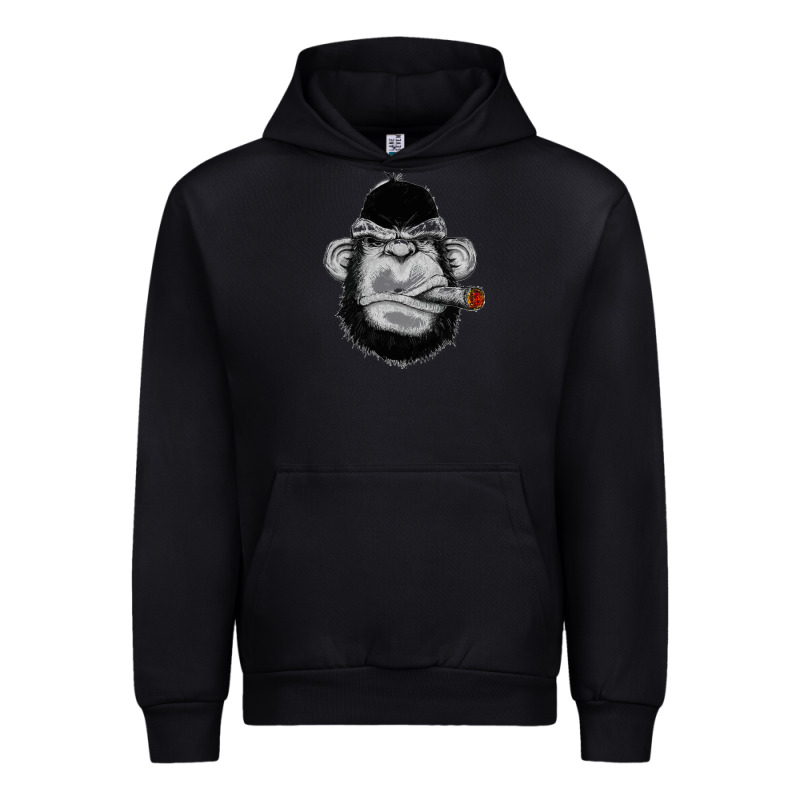 Monkey Smoking Urban Hoodie by artisFamous | Teevron