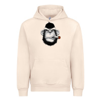 Sandshell Monkey Smoking Urban Hoodie - artisFamous