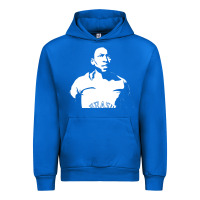 Cobalt Pele Sillhouette Urban Hoodie - artisFamous
